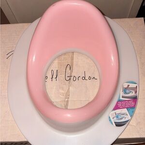 Pink and White Potty Seat